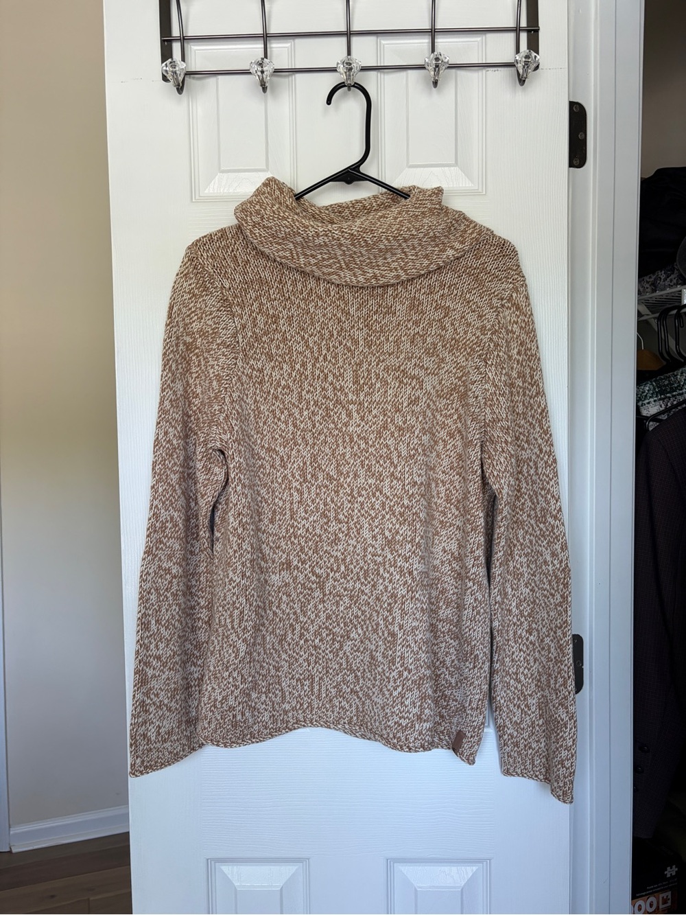 Calvin Klein Jeans marled cowl neck sweater XL